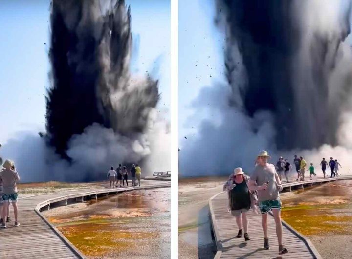 supervulcano turisti esplosione